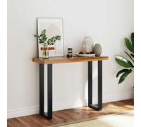 Teck Table Console Table Auxiliaire Étagère Table Basse Table d'Appoint vidaXL