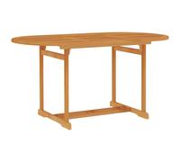 Table de jardin 150x90x75 cm Bois de teck massif