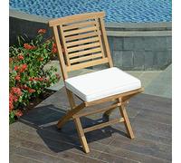 Teck'Attitude Coussin crème pour chaises et fauteuils pliants