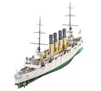 TECKEEN 1 : 200 papier russe Varyag Protective Cruiser 3D modèle simulation de bateau de chasse militaire, Maquette a construire, Science Exposition (kit non assemblé)