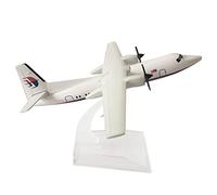 TECKEEN 1:400 Fokker FK-50 Maquette d'avion de simulation de modèle d'aviation pour collection et cadeau