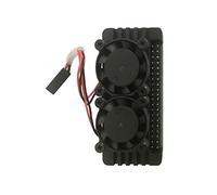 TECKEEN Boîtier dissipateur thermique en alliage d'aluminium avec deux ventilateurs pour Raspberry Pi Zero 2 W