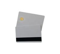 TECKEEN Lot de 10 cartes à puce vierges Sle4442 avec bande magnétique Hico 3 pistes en PVC