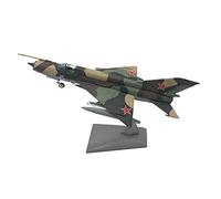 TECKEEN Modèle d'avion en alliage moulé sous pression à l'échelle 1/72 Mig-21 MiG 21