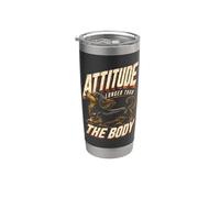 Teckel à poil dur Attitude Longer Than The Body Gobelet isotherme en acier inoxydable double paroi