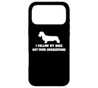 Teckel à Poil Dur I Follow My Nose Not Your suggestions Coque pour iPhone 17 Pro Max