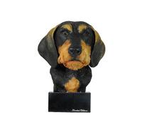 Teckel à poil dur statuette peinte à la main Art-Dog