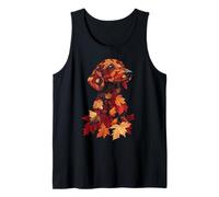 Teckel Automne Feuilles D'automne Drôle Wiener Dog Lover Débardeur