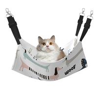 Teckel Bleu Marine Mignon,Hamac Suspendu pour Chat, lit Suspendu Doux Double Face pour Petits Chiens,M