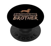 Teckel Brother Chiot Wiener Owner Chien Teckel PopSockets PopGrip Adhésif