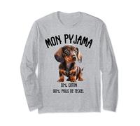Teckel Cadeau Humour Pyjama Chien Teckel Manche Longue