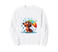Teckel ce Chien Triste déteste la Pluie Sweatshirt