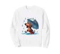 Teckel ce Chien Triste déteste la Pluie Sweatshirt