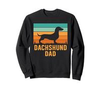 Teckel Dad Dog Lover Retro Sun Sweatshirt