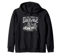 Teckel Demandez-Moi à Propos de ma Saucisse Wiener OVNI Sweat à Capuche