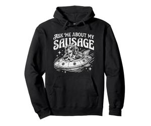 Teckel Demandez-Moi à Propos de ma Saucisse Wiener OVNI Sweat à Capuche