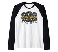 Teckel Doxie Rap Old School Retro Streetwear Années 80 90 Manche Raglan