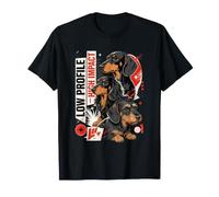Teckel Doxies Low Profile High Impact T-Shirt
