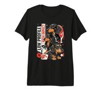 Teckel Doxies Low Profile High Impact T-Shirt Haut de Gamme