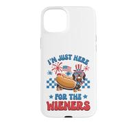 Teckel drôle, Je suis Juste là pour Le Hot Dog Wieners Coque pour iPhone 15 Plus