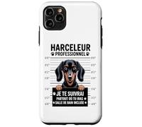 Teckel Humour Harceleur Professionnel Chien Drôle Coque pour iPhone 11 Pro Max
