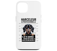 Teckel Humour Harceleur Professionnel Chien Drôle Coque pour iPhone 13