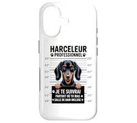 Teckel Humour Harceleur Professionnel Chien Drôle Coque pour iPhone 17