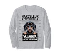 Teckel Humour Harceleur Professionnel Chien Drôle Manche Longue