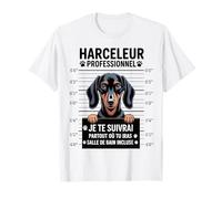 Teckel Humour Harceleur Professionnel Chien Drôle T-Shirt