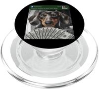 Teckel, il y a du Mouvement à Votre Porte d'entrée, Chien Stupide PopSockets PopGrip pour MagSafe