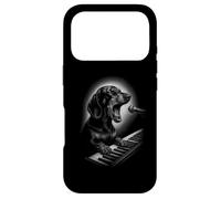 Teckel Jouant Clavier Joueur Piano Player Dog Lover Coque pour iPhone 17 Pro