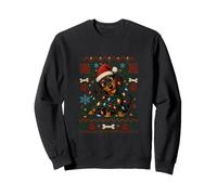 Teckel Laid de Noël Tricot Chien Maman Bonnet Père Noël Sweatshirt