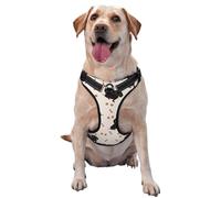 Teckel Mignon,Harnais pour Animaux de Compagnie, Harnais réfléchissant réglable pour Chien,S