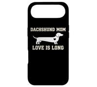 Teckel Mom Love is Long Weiner Dog Lover Coque pour iPhone Air