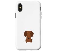 Teckel Mom Weiner Chien Femme Coque pour iPhone X/XS