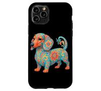 Teckel ornemental Boho Floral Garden Art Fleurs Coque pour iPhone 11 Pro