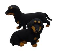Teckel Peluche - Réaliste Et Amusante De Dessins Animés Mignon | Peluche Chien Teckel | Modèle De Chien Réaliste, Modèle Éducatif pour Reconnaître Les Races De Chiens Célèbres, Oggett