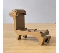 Teckel Porte-Bouteille de vin de Cuisine vin boîte de Rangement ménage Pratique Saucisse décorative Chien Design Cadeau pour Noël pour Les Amoureux des Chiens détient 1 Bouteille de vin Standard