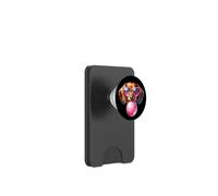 Teckel rétro soufflant Rose Bubble Gum pour Amoureux des Chiens PopSockets PopWallet pour MagSafe