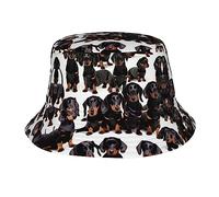 Teckel Weiner Chapeau bob élégant et respirant pour homme et femme - Protège la peau, parfait pour les activités de plein air