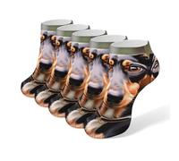 Teckel Weiner Chaussettes invisibles pour chien Unisexe