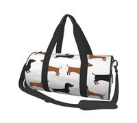 Teckel Weiner Chiens de Compagnie imprimés, Sac de Voyage de Grande capacité, Sac à Main Rond, Sac de Voyage de Sport, fourre-Tout, Sac de Fitness