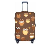 Teckel Weiner Housse de protection pour boîte de voyage pour chien 45,7 à 81,3 cm, Jolie chouette marron, L