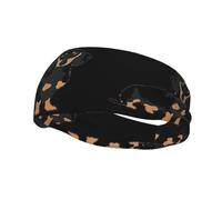 Teckel Weiner Pet Bandeau pour chien Bandeau de sueur Bandeau de maquillage antidérapant pour lavage du visage Sport Convient à tous