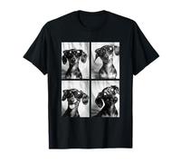 Teckels avec Lunettes de Soleil Mignon Chien Chiot photomaton T-Shirt
