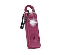 TECKNET Alarme personnelle, Ring Alarm de 130 DB avec Signal LED, Porte-clés de Chargement USB Type-C, Alarmes de Poche pour Enfants, Femmes, Personnes Âgées et Étudiants