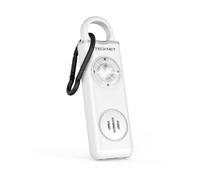 TECKNET Alarme personnelle, Ring Alarm de 130 DB avec Signal LED, Porte-clés de Chargement USB Type-C, Alarmes de Poche pour Enfants, Femmes, Personnes Âgées et Étudiants