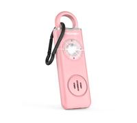 TECKNET Alarme personnelle, Ring Alarm de 130 DB avec Signal LED, Porte-clés de Chargement USB Type-C, Alarmes de Poche pour Enfants, Femmes, Personnes Âgées et Étudiants