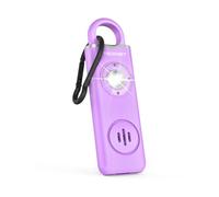 TECKNET Alarme personnelle, Ring Alarm de 130 DB avec Signal LED, Porte-clés de Chargement USB Type-C, Alarmes de Poche pour Enfants, Femmes, Personnes Âgées et Étudiants