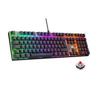 TECKNET Clavier de jeu mécanique QWERTZ DE
